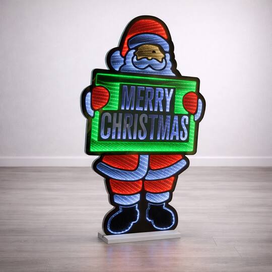 Melrose 36" Merry Christmas Santa Ekkolight